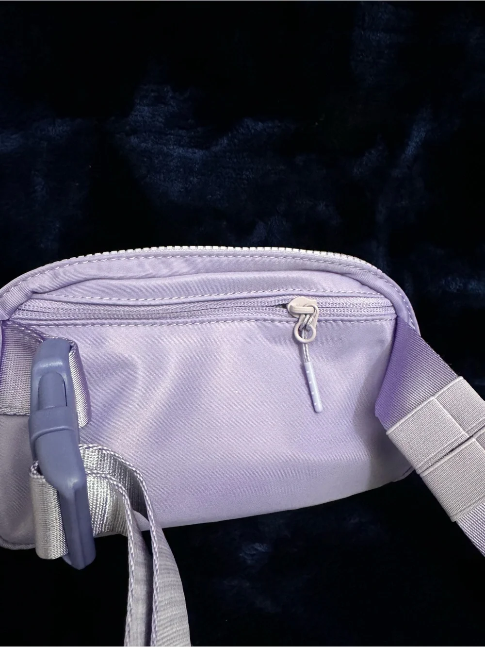 Lavender color belt bag